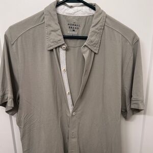 Men's Normal Brand Short Sleeve Button Up